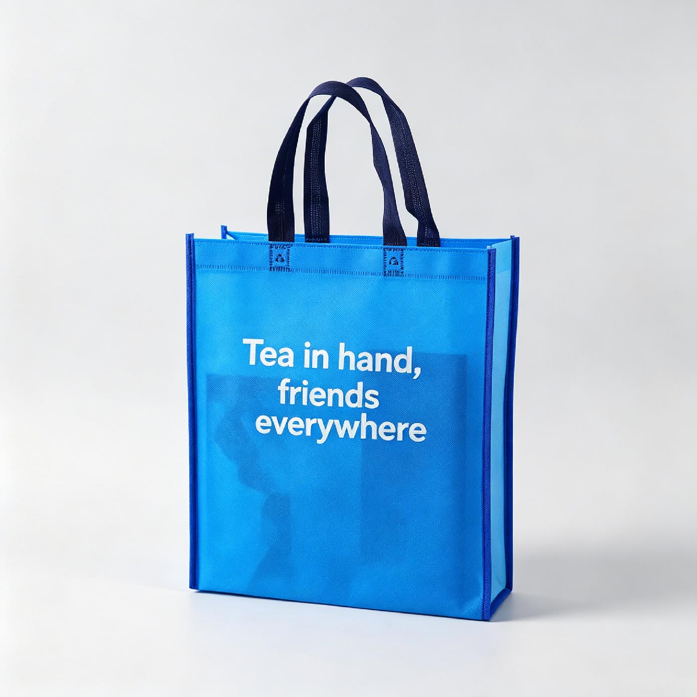 Screen-Printed Sewn-Edge Tote Bag