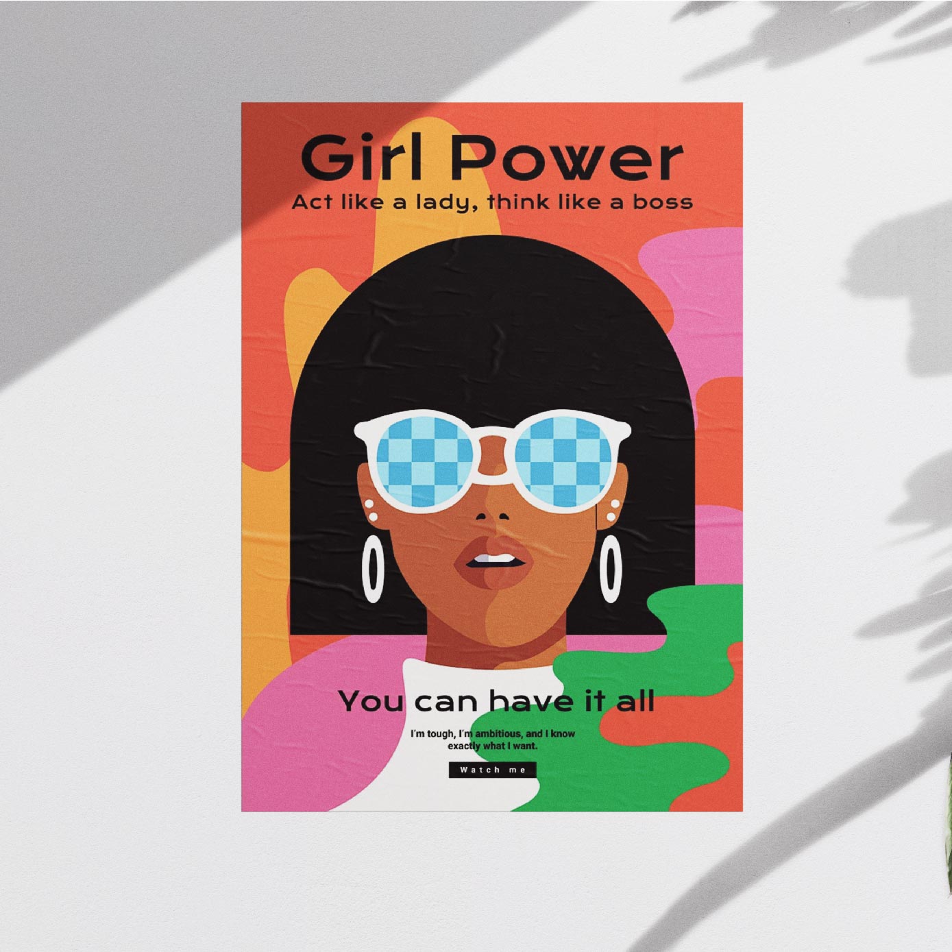 Self-Adhesive Poster